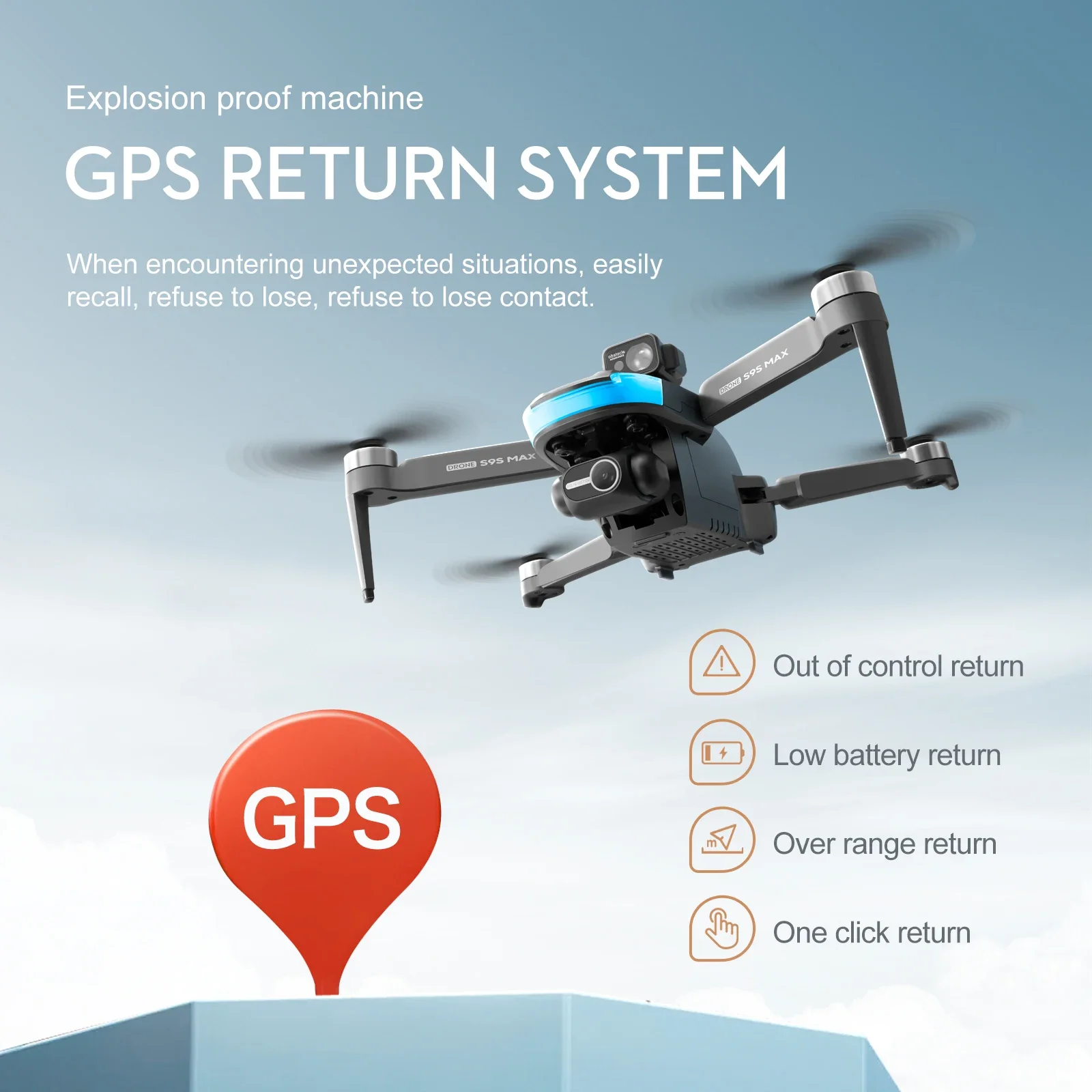 NUOVO S9S MAX MINI Drone 4K 2  - Drone Gimbal Brushless recensione e prezzo