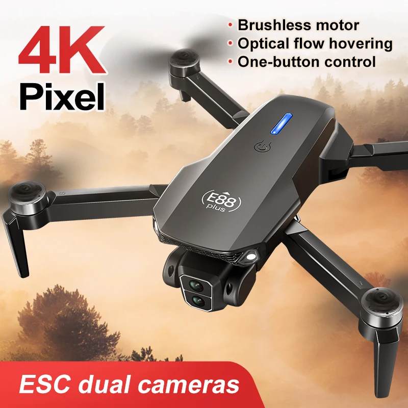 Nuovo drone quadricottero E88  - Drone Gimbal Brushless recensione e prezzo